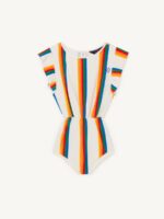 KOALA KIDS JUMPSUIT WHITE RAINBOW