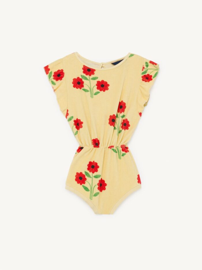 KOALA KIDS JUMPSUIT YELLOW FLOWERS - Image 1