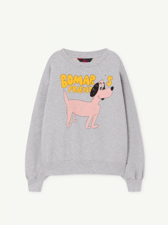 BEAR KIDS SWEATSHIRT GREY DOG