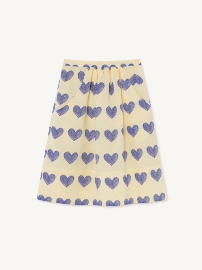 SOW KIDS SKIRT YELLOW HEARTS - Image 1