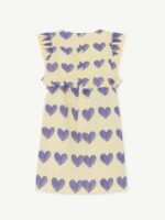 WEASEL KIDS DRESS YELLOW HEARTS - Image 2