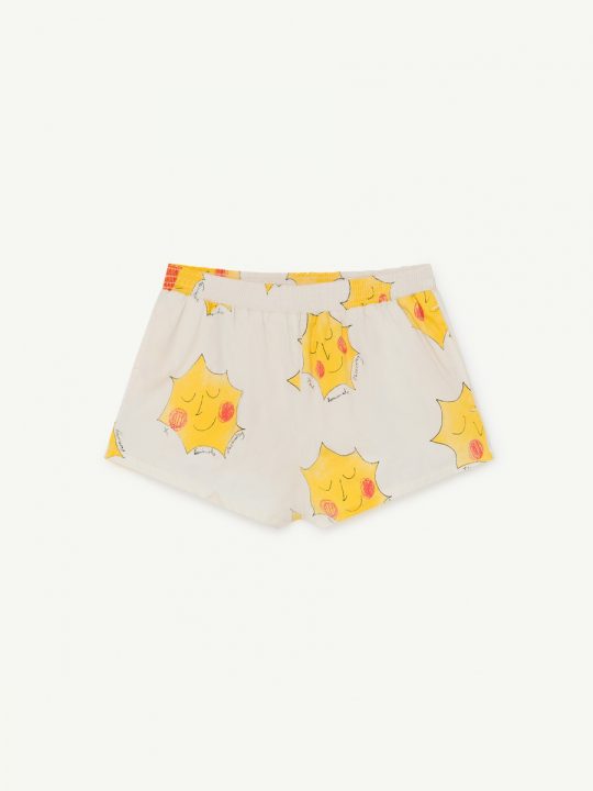PUPPY KIDS SWIMSUIT WHITE SUNS