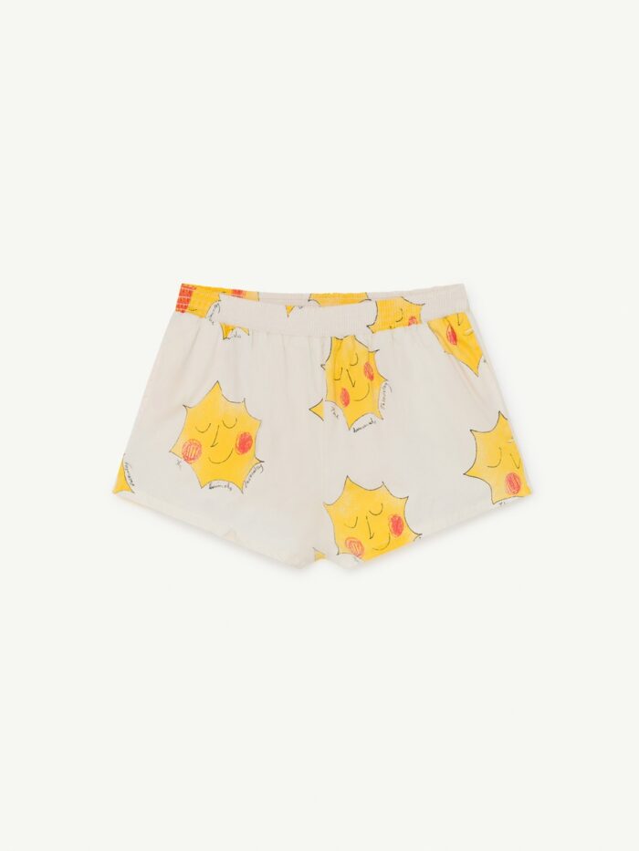 PUPPY KIDS SWIMSUIT WHITE SUNS