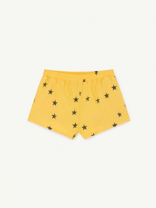 PUPPY KIDS SWIMSUIT YELLOW STARS
