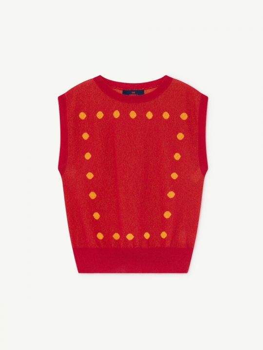 GEO BAT KIDS VEST RED