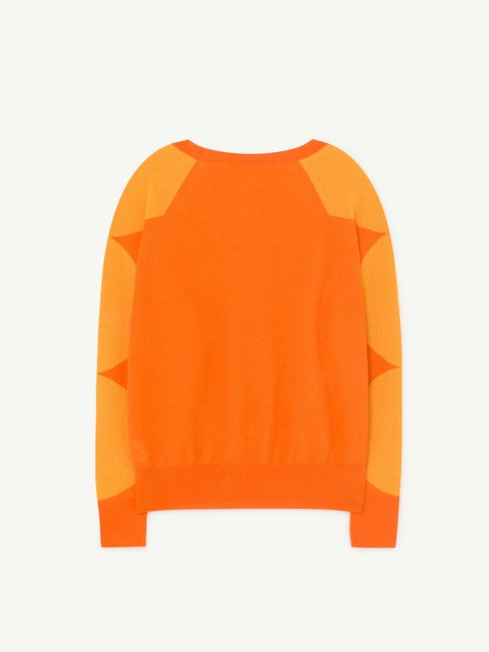 DOTS BULL KIDS SWEATER ORANGE LOGO