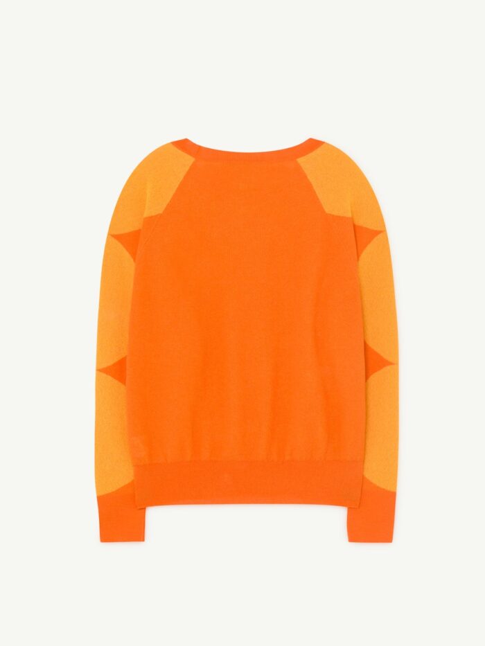 DOTS BULL KIDS SWEATER ORANGE LOGO - Image 2