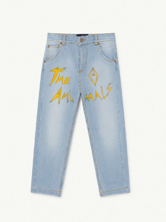 STRIPES ANT TROUSERS INDIGO THE ANIMALS
