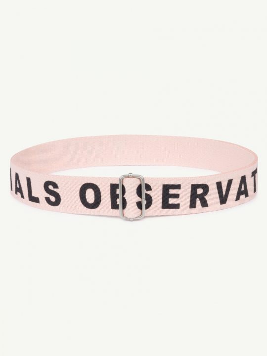 LIZARD BELT SOFT PINK