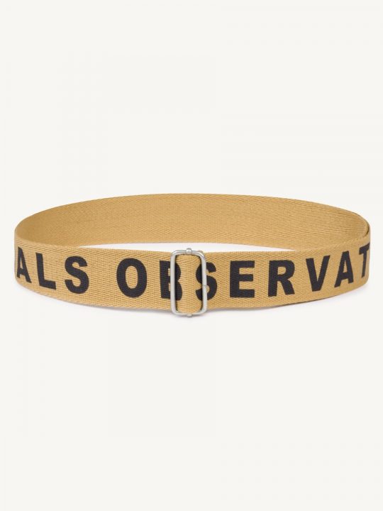 LIZARD BELT LIGHT BROWN