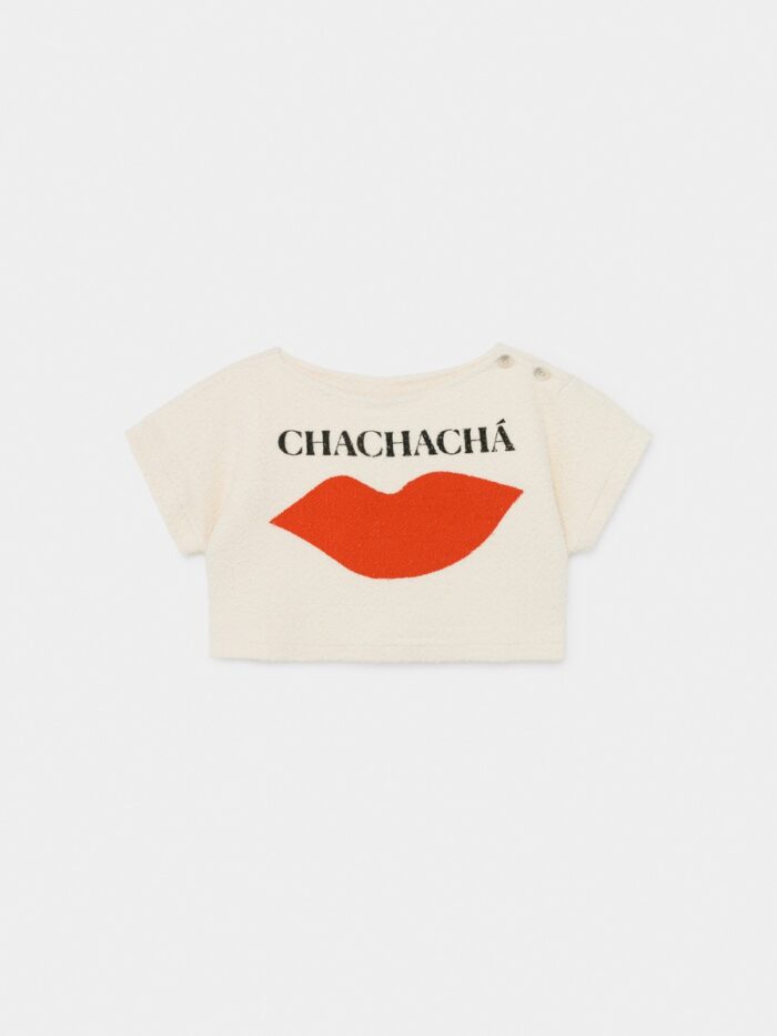 CHACHACHA KISS CROPPED SWEATSHIRT - Image 1