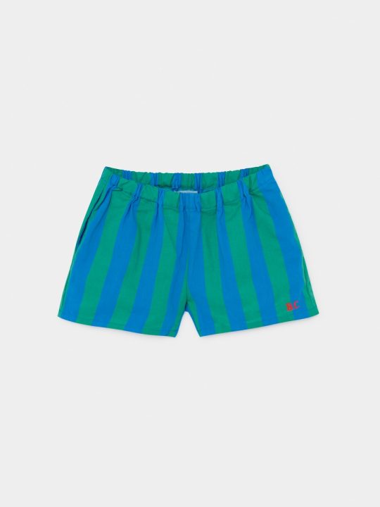 STRIPED WOVEN SHORTS