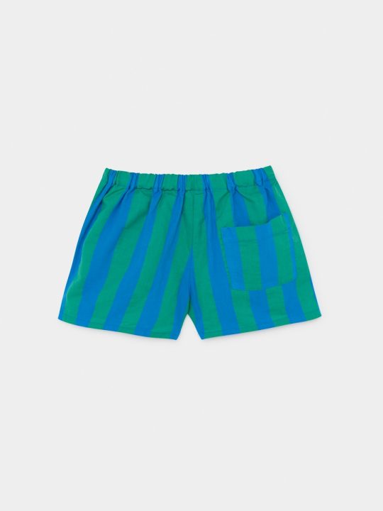 STRIPED WOVEN SHORTS