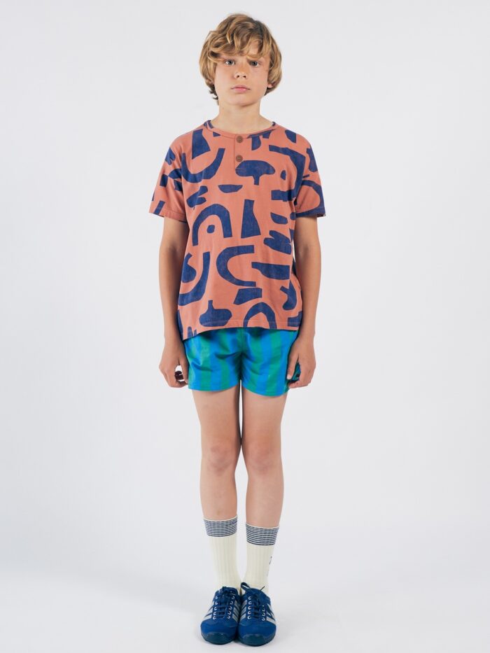 STRIPED WOVEN SHORTS - Image 5