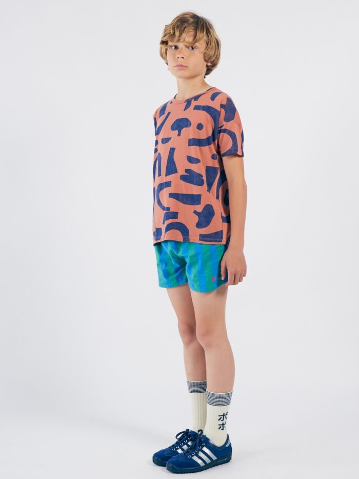 STRIPED WOVEN SHORTS - Image 4