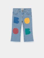 MULTICOLOR BOBO FLARED DENIM