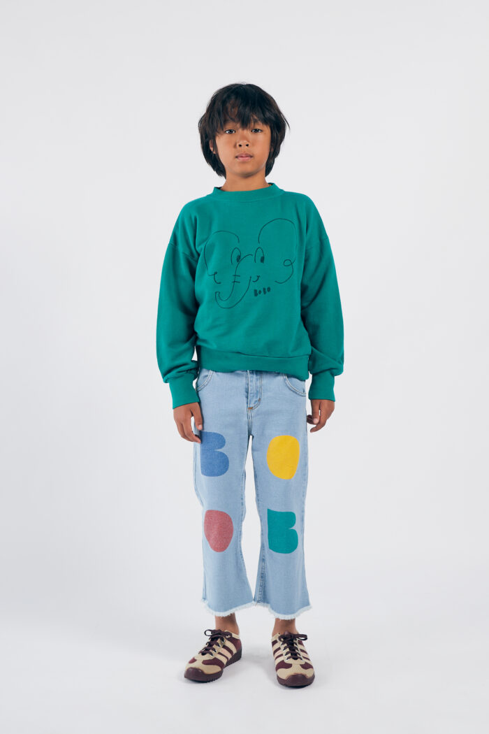 MULTICOLOR BOBO FLARED DENIM - Image 3