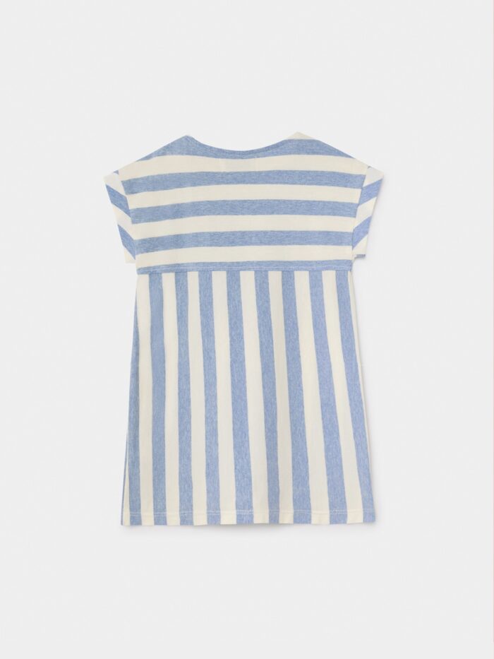 FLYING BIRDS STRIPED T-SHIRT DRESS - Image 2