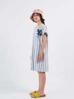 FLYING BIRDS STRIPED T-SHIRT DRESS - Image 4