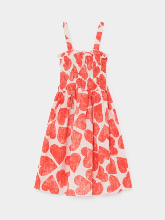 ALL OVER HEARTS SMOKED DRESS