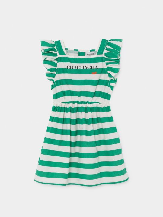 CHACHACHA KISS WOVEN RUFFLE DRESS