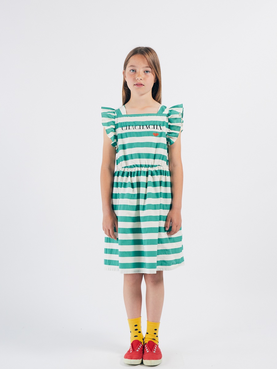 CHACHACHA KISS WOVEN RUFFLE DRESS – Le Wardrobe