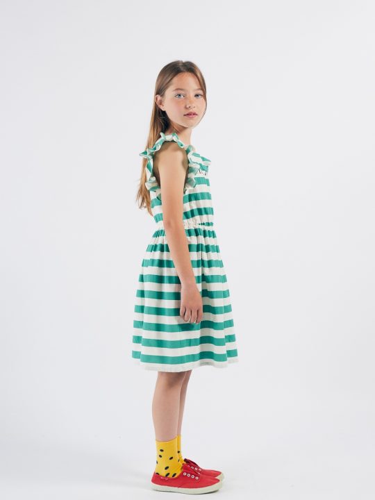 CHACHACHA KISS WOVEN RUFFLE DRESS