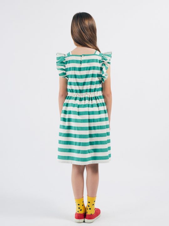 CHACHACHA KISS WOVEN RUFFLE DRESS
