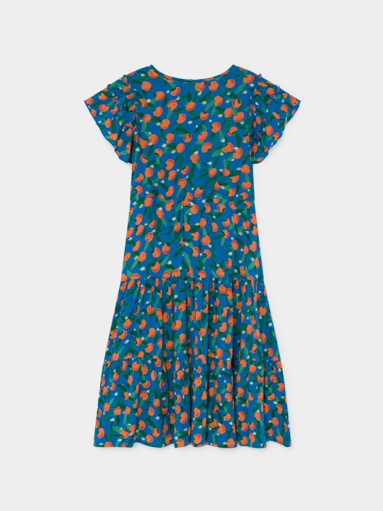 ALL OVER ORANGES FLAMENCO DRESS