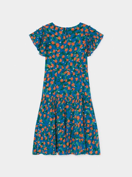 ALL OVER ORANGES FLAMENCO DRESS