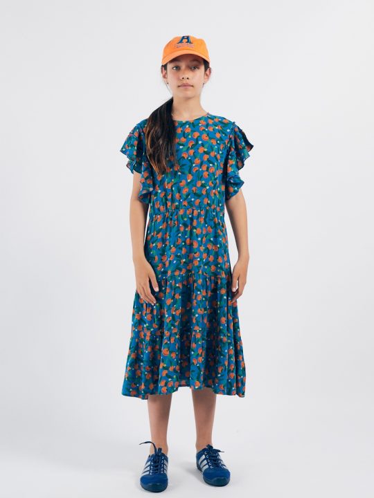 ALL OVER ORANGES FLAMENCO DRESS