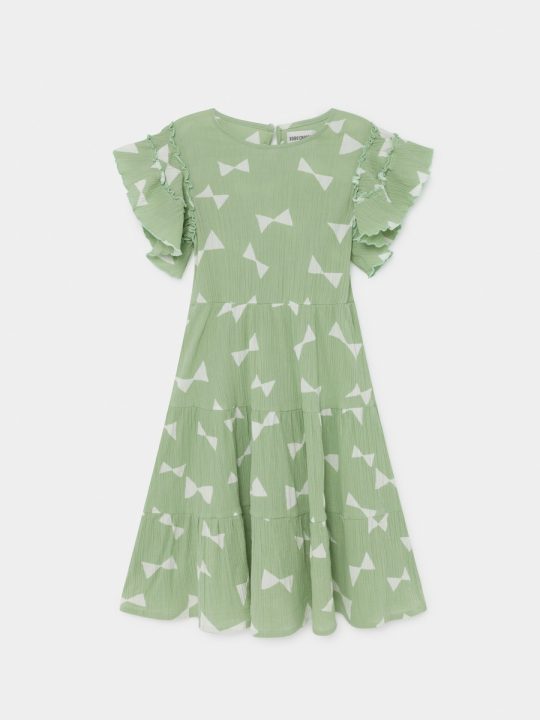 ALL OVER BOW FLAMENCO DRESS