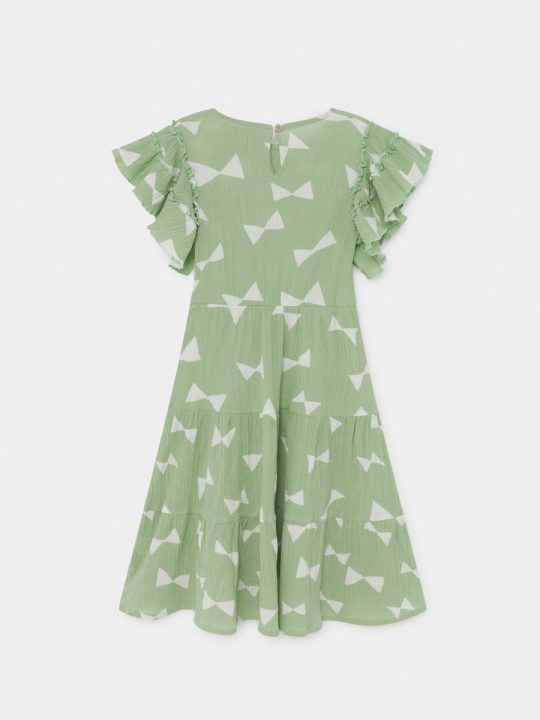 ALL OVER BOW FLAMENCO DRESS