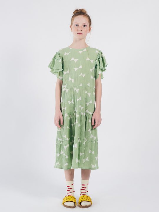 ALL OVER BOW FLAMENCO DRESS