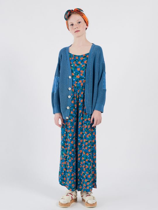 BLUE KNITTED CARDIGAN