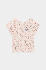 (WOMEN) DOTS SHORT SLEEVE T-SHIRT