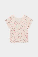 (WOMEN) DOTS SHORT SLEEVE T-SHIRT - Image 2