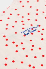 (WOMEN) DOTS SHORT SLEEVE T-SHIRT - Image 3