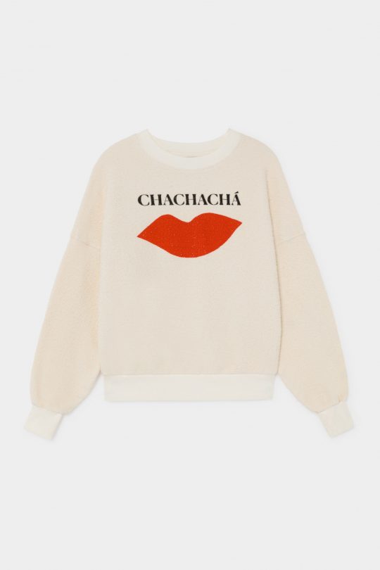 (WOMEN) CHACHACHA KISS SWEATSHIRT