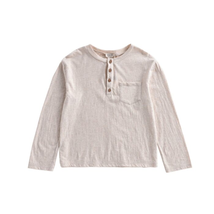 *ORGANIC COLLECTION* BOYS TEE AMIL CREAM - Image 1