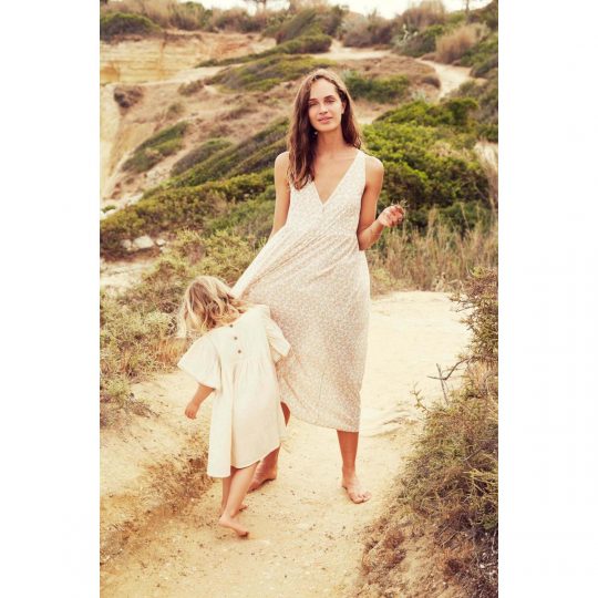 *ORGANIC COLLECTION* DRESS ALMAS CREAM