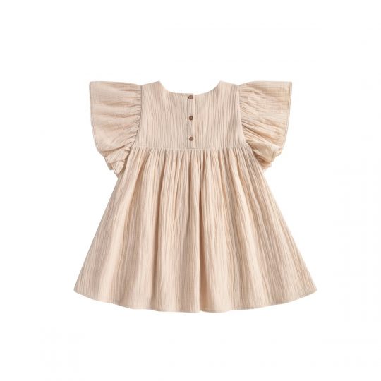 *ORGANIC COLLECTION* DRESS ALMAS CREAM