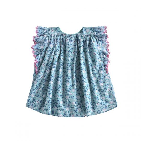 DRESS LYKA EMERALD FLOWERS