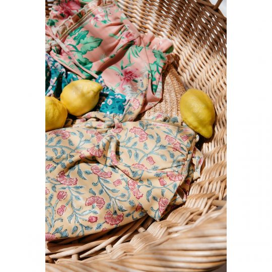 BATHING SUIT BAYO LEMON FLOWERS