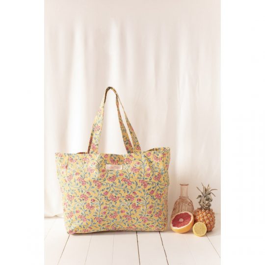 TOTE BAG BEVERLY LEMON FLOWERS