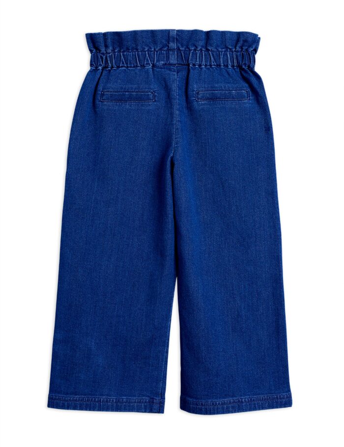 DENIM PAPER BAG TROUSERS BLUE - Image 2