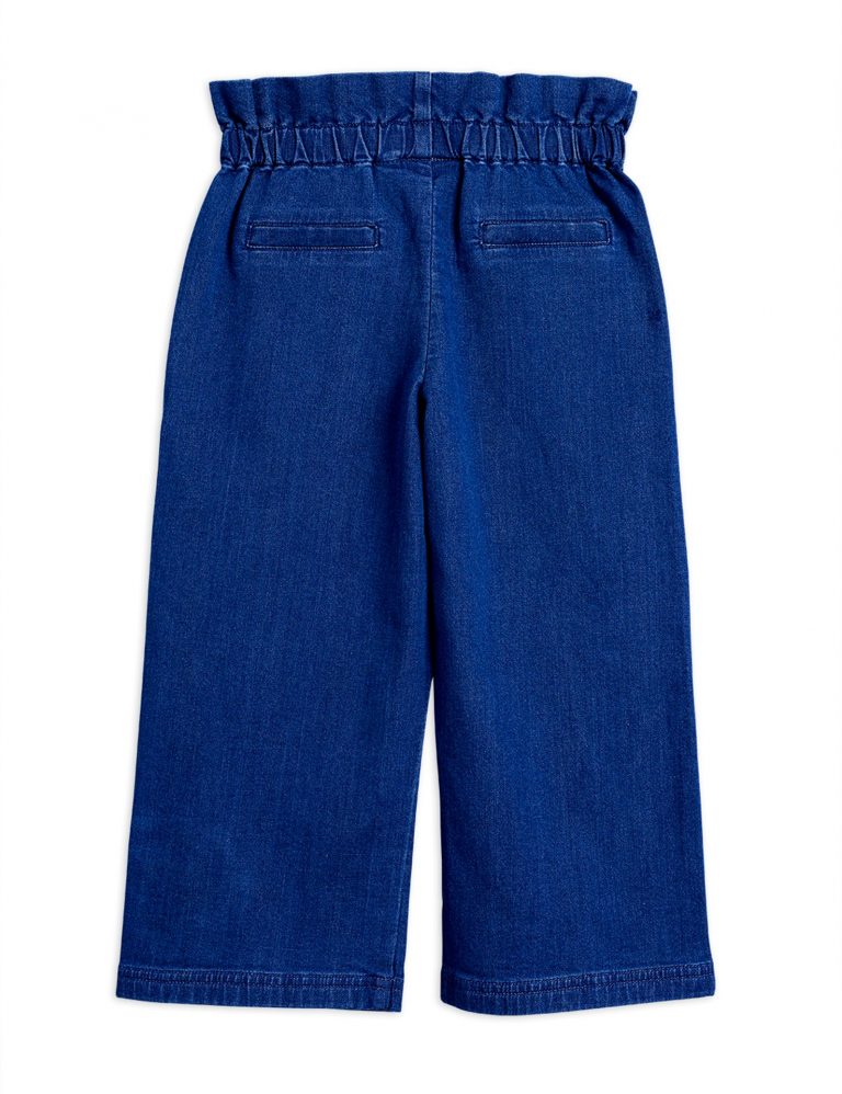 DENIM PAPER BAG TROUSERS BLUE - Image 2