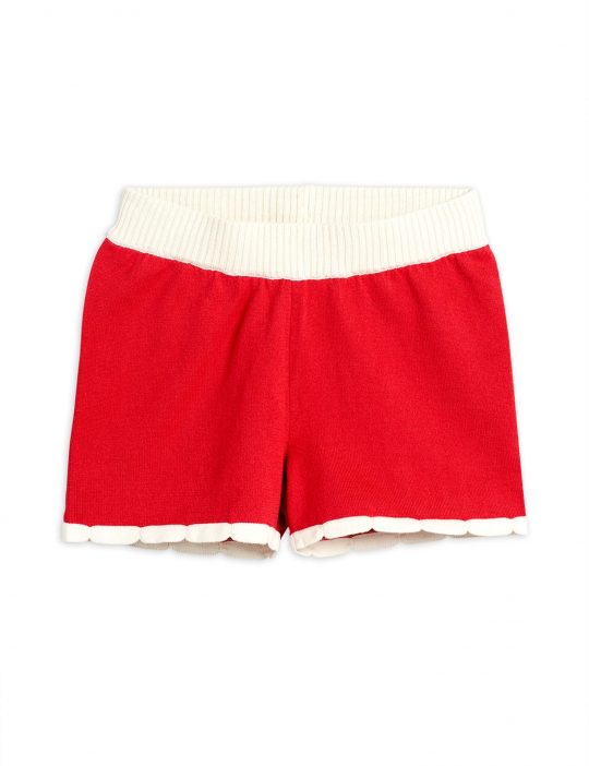 SCALLOP KNITTED SHORTS