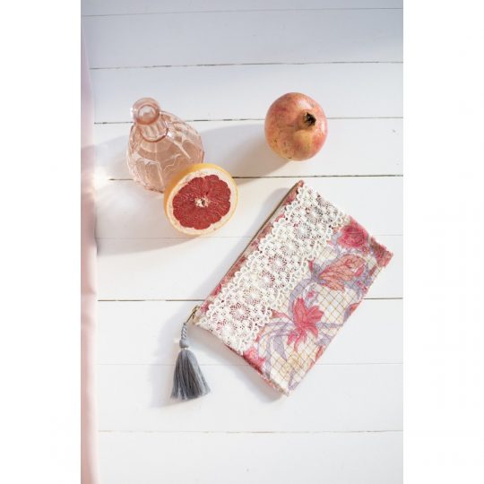 POKET LOUANA PINK FLOWERS