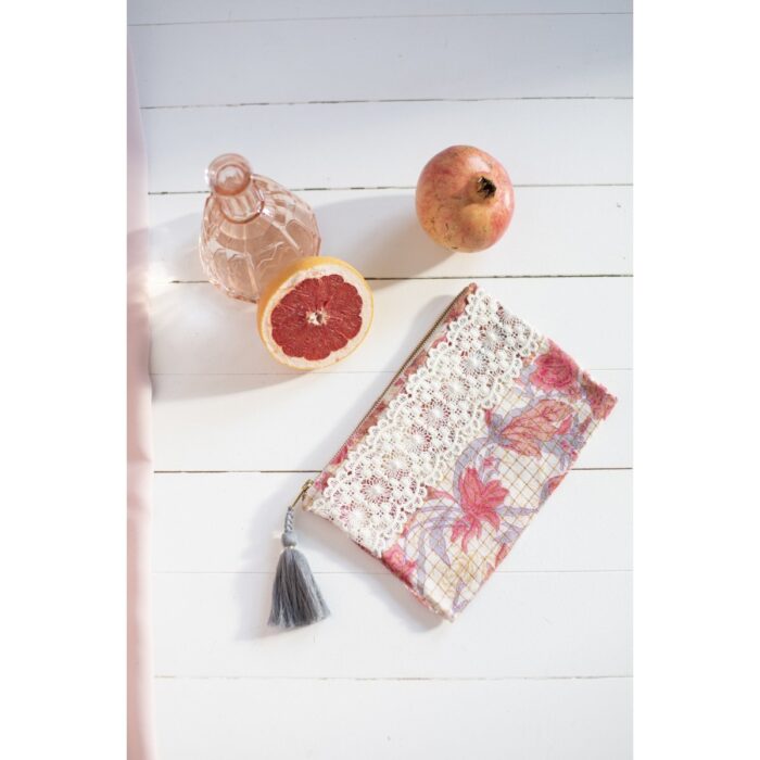 POKET LOUANA PINK FLOWERS - Image 1